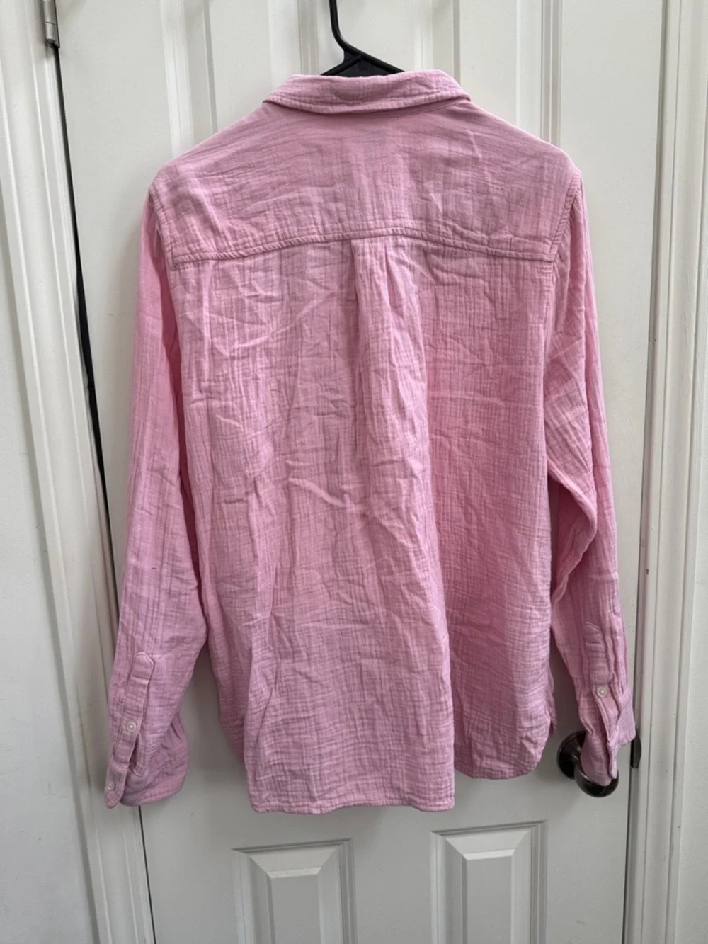 J. Crew Women’s Light Pink Long-Sleeve Button-Down Shirt